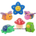 Набор игрушек для ванной Друзья на лужайке Baby Team 9056